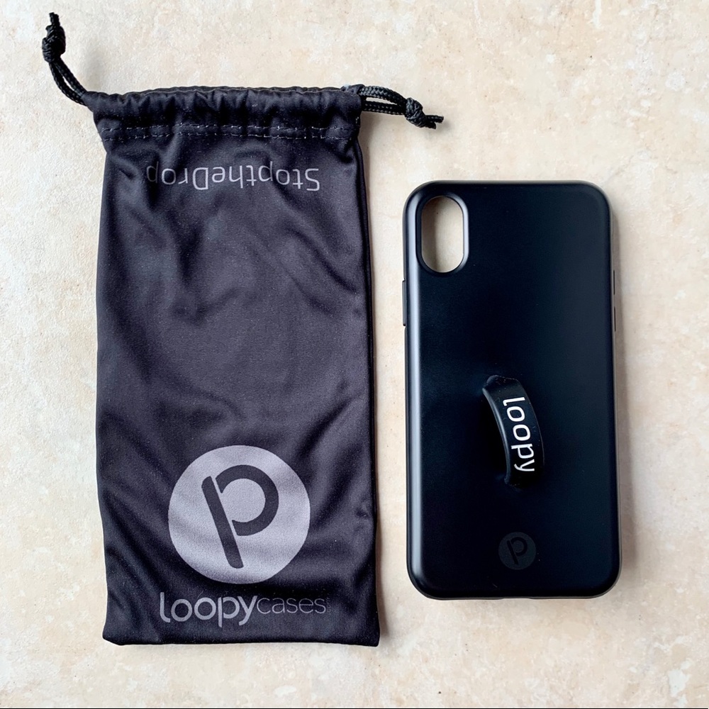 Stealth Black Loopy Case for iPhone X/XS